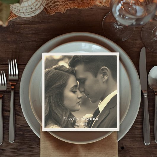 Vintage Photo Servet