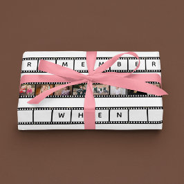 Vintage Photography Film Negative Frame Cadeaupapier