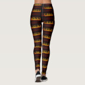 Vintage Piano Hoge Legging (Achterkant)