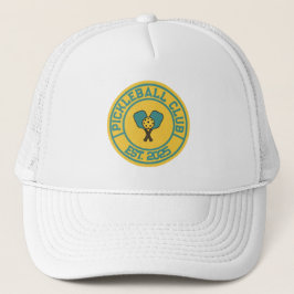 Vintage Pickleball Club Est. 2024 Embleem Trucker Pet