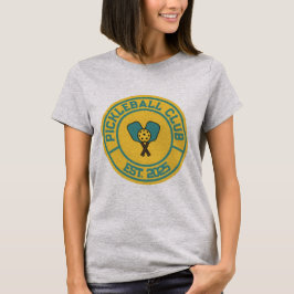Vintage Pickleball Club Oprichtingsjaar 2024 Emble T-shirt
