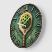 Vintage Pickleball Paddle Grote Klok (Hoek)