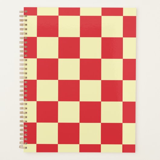 Vintage Picknickpatroon Minimal Cottagecore Planner (Voorkant)