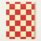 Vintage Picknickpatroon Minimal Cottagecore Planner (Achterkant)