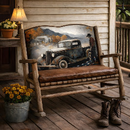 Vintage Pickup Amerikaanse Decoupage Tissuepapier