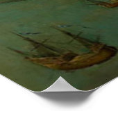 Vintage Pictorial Map of Amsterdam (1538) Poster (Hoek)