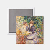 Vintage Pierre Auguste renoir in de tuin Magneet (Voorkant / Achterkant)