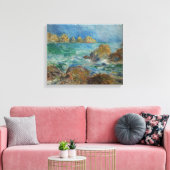 Vintage Pierre Auguste Renoir Marine Guernsey Canvas Afdruk (Insitu (Woonkamer))