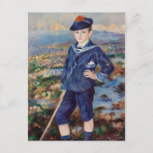Vintage Pierre Auguste Renoir Sailor Boy Briefkaart