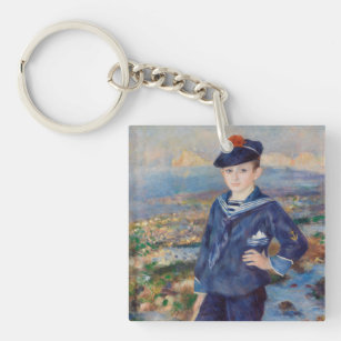 Vintage Pierre Auguste Renoir Sailor Boy Sleutelhanger