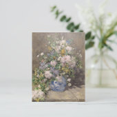 Vintage Pierre Auguste Renoir Spring Bouquet Briefkaart (Staand voorkant)