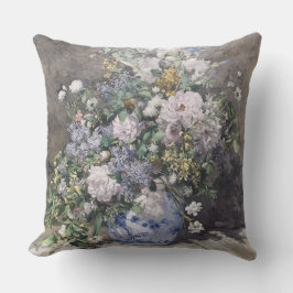 Vintage Pierre Auguste Renoir Spring Bouquet Buitenkussen