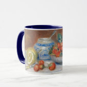 Vintage Pierre Auguste Renoir Strawberries Mok (Voorkant links)