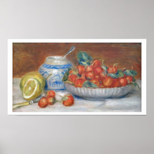 Vintage Pierre Auguste Renoir Strawberries Poster