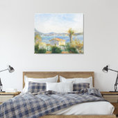 Vintage Pierre Auguste Renoir Tamaris Frankrijk Canvas Afdruk (Insitu (Slaapkamer))