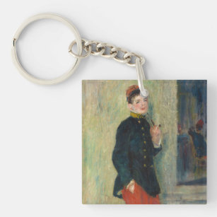 Vintage Pierre Auguste Renoir The Young Soldier Sleutelhanger