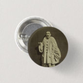 Vintage Pierrot Clown Ronde Button 3,2 Cm (Voorkant /achterkant)