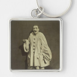 Vintage Pierrot Clown Sleutelhanger