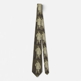 Vintage Pierrot Clown Stropdas