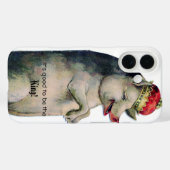 Vintage Pig / Hog King iPhone Hoesje (Achterkant (horizontaal))