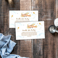 Vintage Piloot Vliegtuig Boeken Voor Baby Borrel