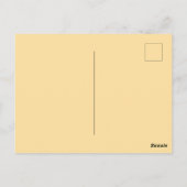 Vintage Pin-Up Power Shout Briefkaart (Achterkant)