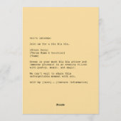 Vintage Pin-Up Power Shout Kaart (Achterkant)