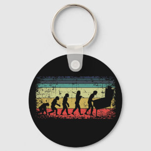 Vintage Pinball Evolution Pinball Player Retro Sleutelhanger