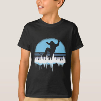 Vintage Pine Snowboard Snowboarding T-shirt