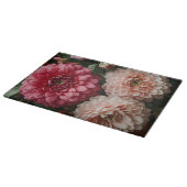 Vintage Pink Flowers Snijplank (Hoek)