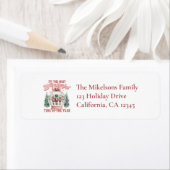 Vintage Pink Nutcracker Wonderland Etiket (Insitu)