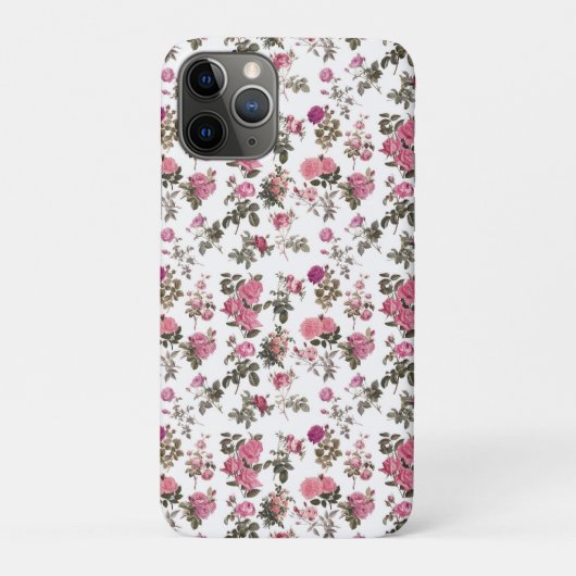 Vintage Pink Roses Case-Mate iPhone Case (Achterkant)
