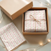 Vintage Pink Roses  Tissuepapier