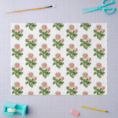 Vintage Pink Tea Roses Flowers Tissuepapier (Craft)