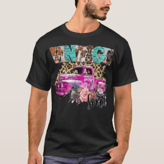 Vintage Pink Truck  T-shirt