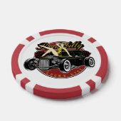 Vintage Pinup Girl Poker Chips (Enkel)