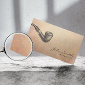 Vintage Pipe Hipster Decetive Visitekaartje