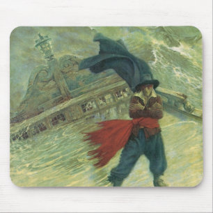 Vintage Piraat, The Flying Dutchman door Howard Py Muismat