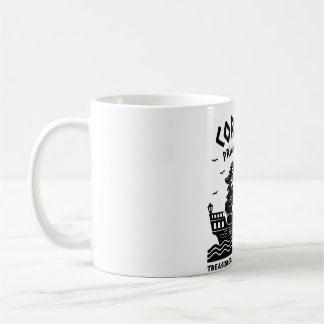 Vintage Pirate Linocut Mug- Corsario Privateers Koffiemok
