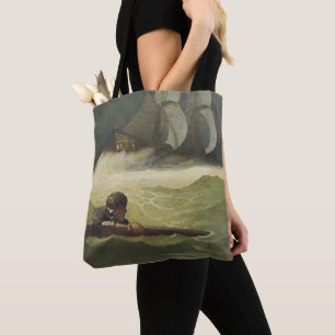 Vintage Piraten, Wrak van de Covenant door NC Wyet Tote Bag