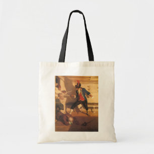 Vintage piratencapitein, zwaardgevecht door NC Wye Tote Bag