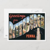 Vintage Pittsburgh Pennsylvania Briefkaart (Voorkant / Achterkant)