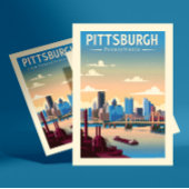 Vintage Pittsburgh Pennsylvania Briefkaart
