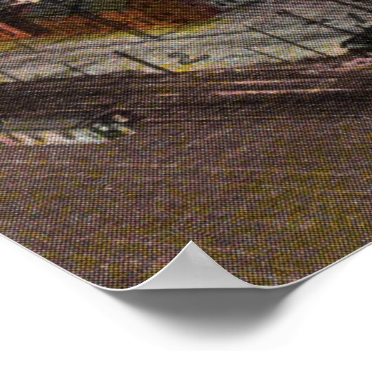 Vintage Pittsburgh Poster van 1800 (Hoek)