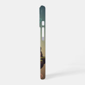 Vintage Pixel-Arcade Fantasy Plateau iPhone 16 Hoesje (Linkerkant)