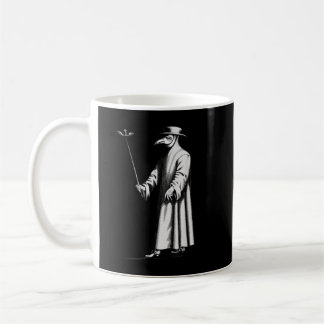 Vintage Plague Doctor Black Plague Black Death Mac Koffiemok