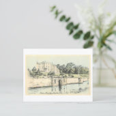 Vintage Plas Newydd Huis Briefkaart (Staand voorkant)