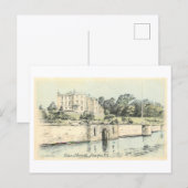 Vintage Plas Newydd Huis Briefkaart (Voorkant / Achterkant)