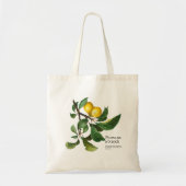 Vintage Plums Tote Bag (Voorkant)