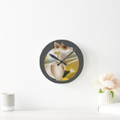 Vintage Podenco Art Deco Dog Ronde Klok (Huis)